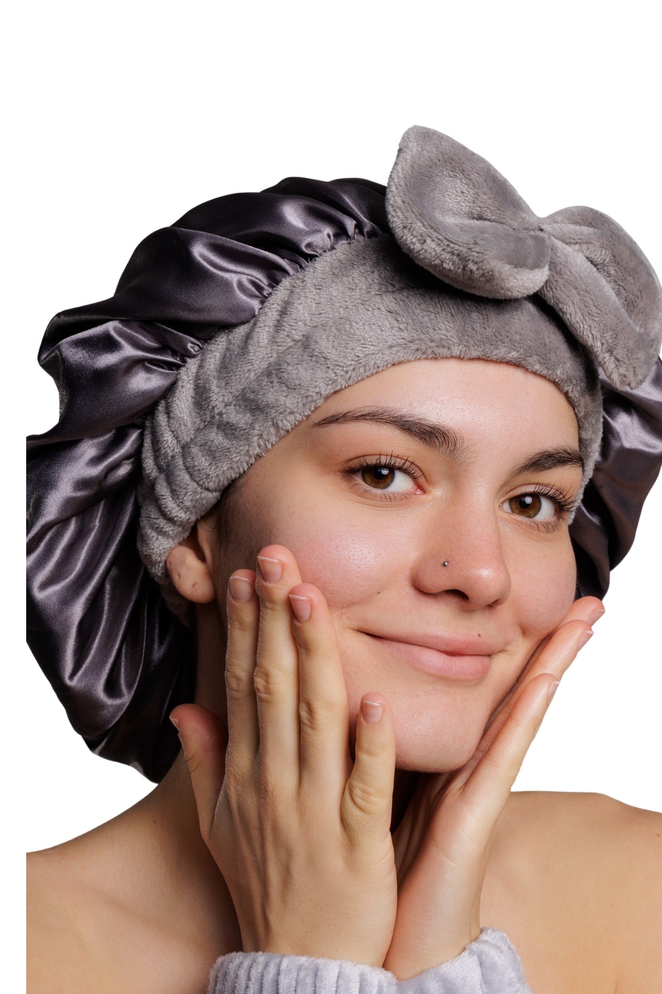 LAURKA 2-in-1 Spa Headband Hair Bonnet